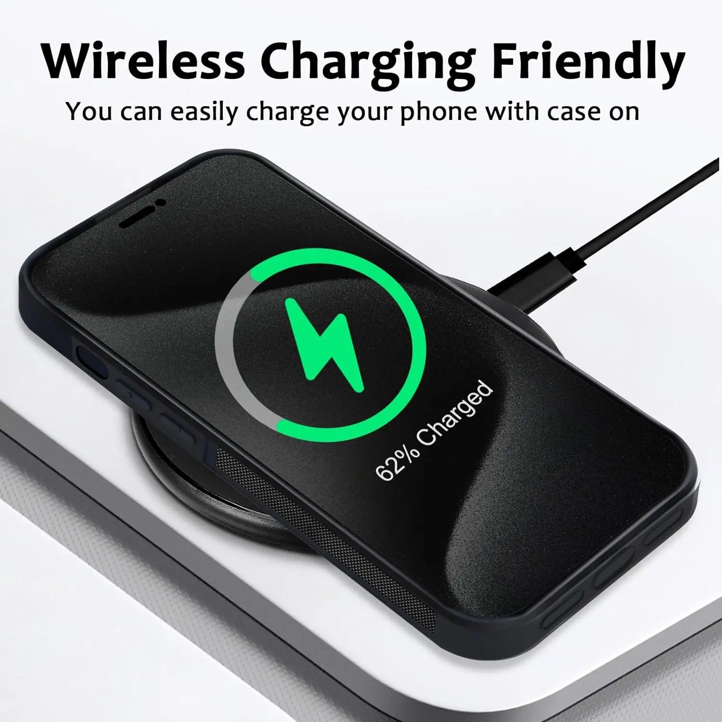 Forged Carbon Fiber Case Wireless Charge